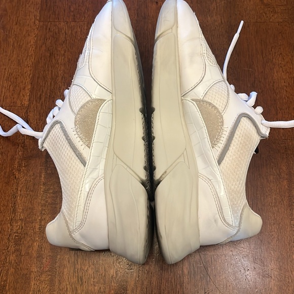 Axel Arigato white leather and canvas sneakers size 7.5 - Picture 6 of 7